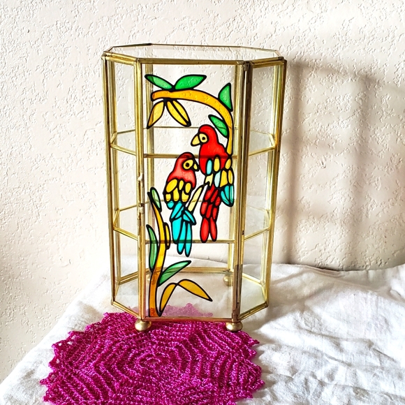 Vintage Storage & Organization Brass Display Case Poshmark